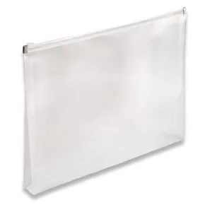 Obálka so zipsom A5 Opaline číra